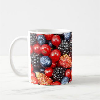 Berry-Fresh Background Mosaic Coffee Mug