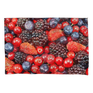 Berry-Fresh Background Mosaic Pillowcase