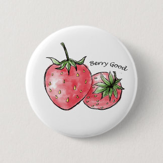 Berry Good Fun - Strawberry Delight 6 Cm Round Badge