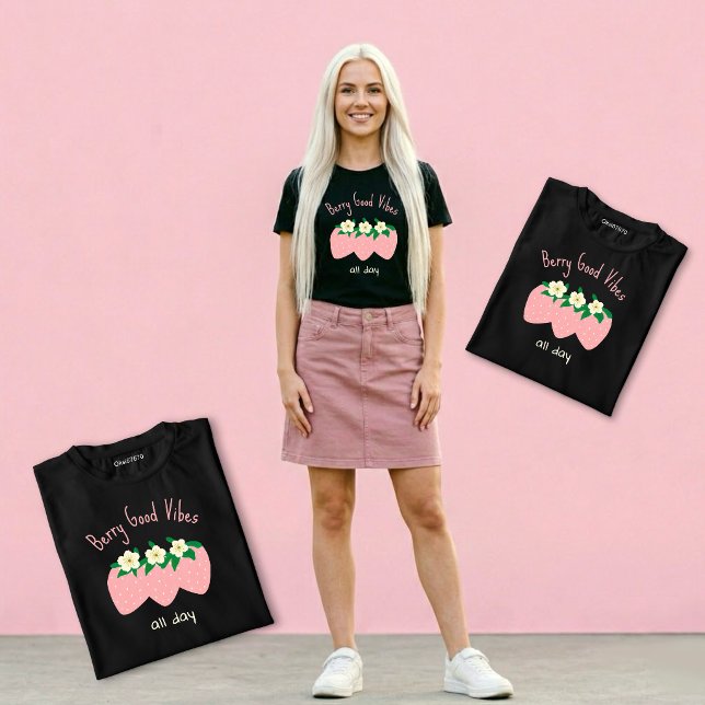 Berry Good Vibes All Day T-Shirt (Creator Uploaded)