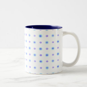 Berry Hand Made Polka Dance Two-Tone Coffee Mug