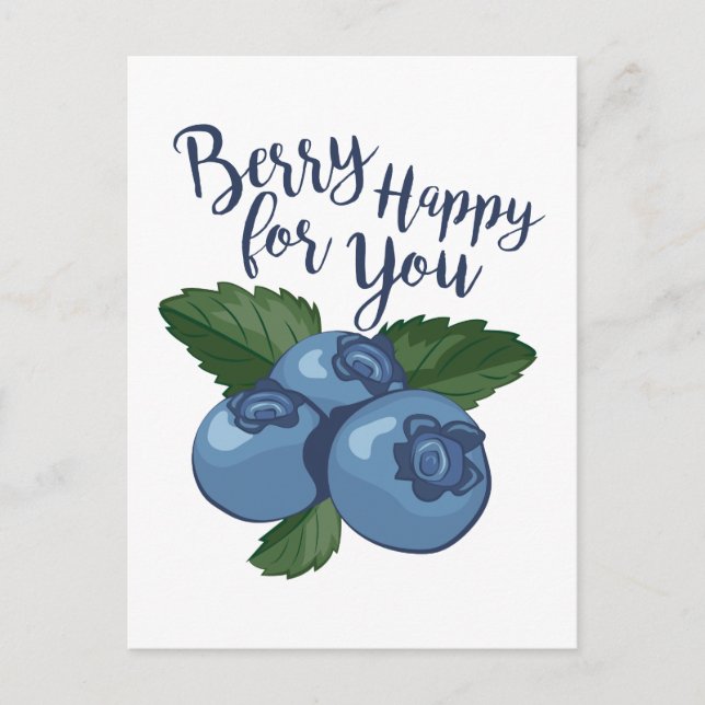 Berry Happy Postcard (Front)