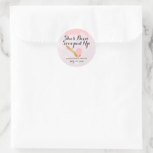 Berry Ice Cream Bridal Shower MultiUse Sticker
