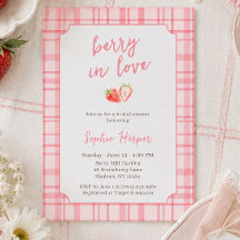 Berry In Love Starwberry Bridal Shower