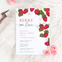 Berry in Love Strawberry Bridal Shower Floral