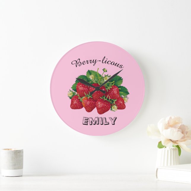 Berry-licous Large Clock (Home)