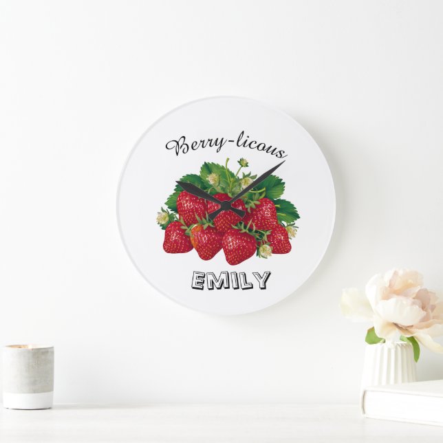Berry-licous Large Clock (Home)