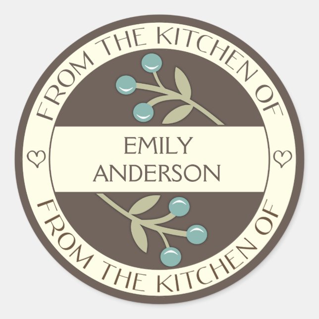 Berry Lovely From the Kitchen of Label | Brown (Front)