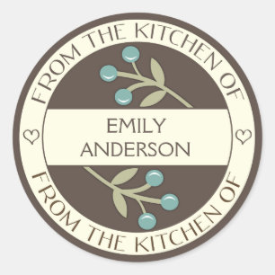 Berry Lovely From the Kitchen of Label   Brown