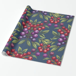 Berry Merry Christmas: Festive Holiday Wrapping Paper