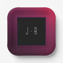 Berry Minimalist Customisable Paper Plate