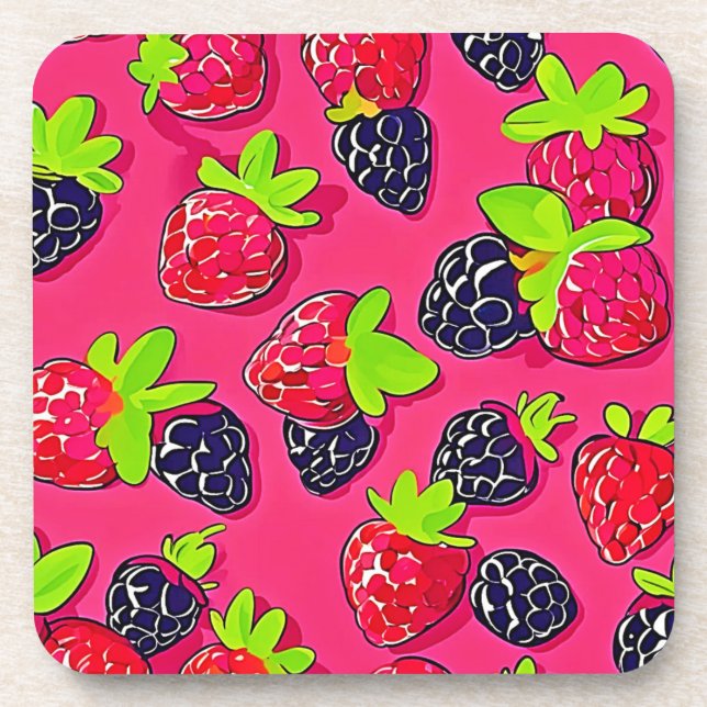 Berry Patch: Sweet Design Coaster (Front)