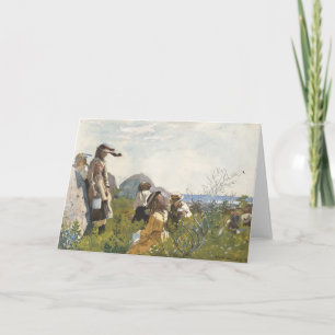 Berry Pickers   Winslow Homer Card