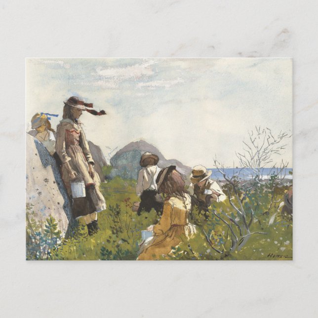 Berry Pickers | Winslow Homer Postcard (Front)