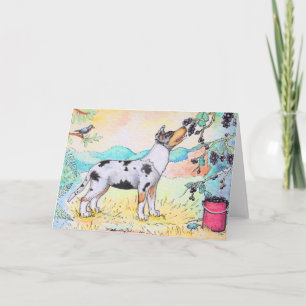 "Berry Pickin'" 4x6 Notecard