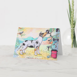 "Berry Pickin'" 4x6 Notecard