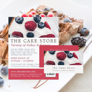 Berry Pie, Cakery, Cake Store Advertising Flyer