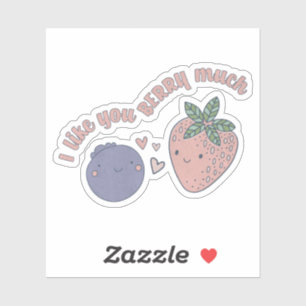 Berry Pun: I Like You Berry Much