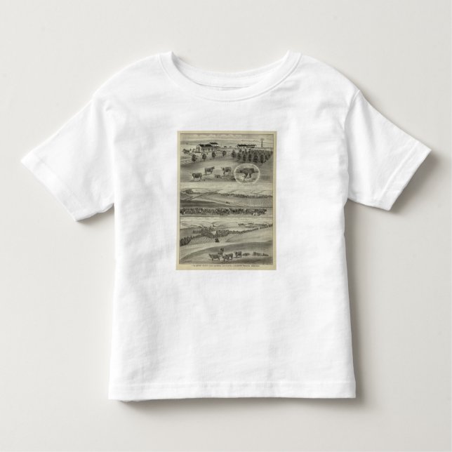 Berry Ranch, Chase and Morris Counties, Kansas Toddler T-Shirt (Front)