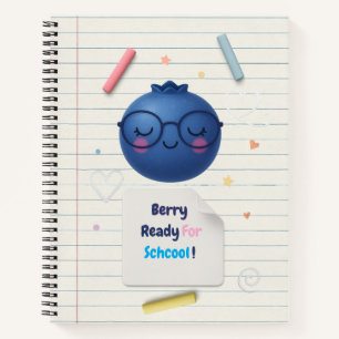 Berry Ready for School - Blueberry Back-to-School Notebook