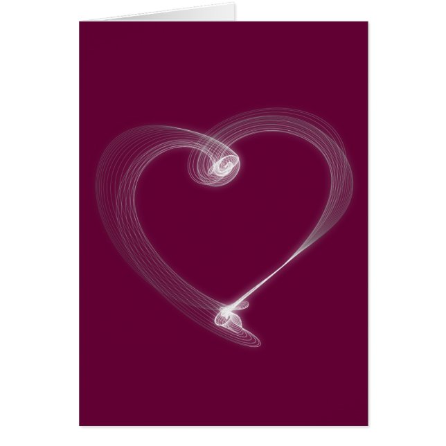 Berry Red Valentine's Day Card (Front)