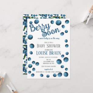 Berry Soon Baby Shower Invitation