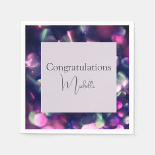 Berry Sparkle Paper Napkin