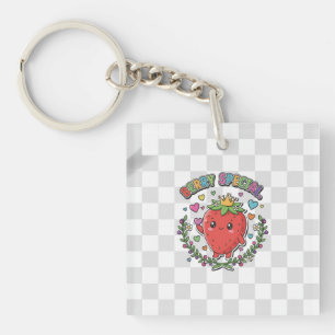Berry Special – Cute Strawberry Pun T-Shirt Key Ring