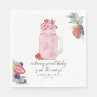 Berry Special Smoothie Baby Shower