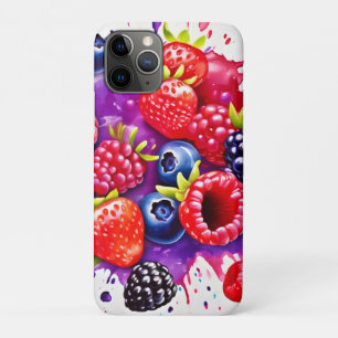Berry Splash Mix Art iPhone 11 Pro Case