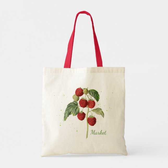 Berry Stem Tote Bag (Back)