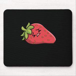 Berry Stressed! Funny Mental Health Starwberry Sti Mouse Pad