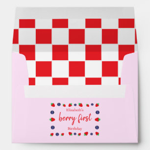 Berry Sweet 1st Birthday Envelope