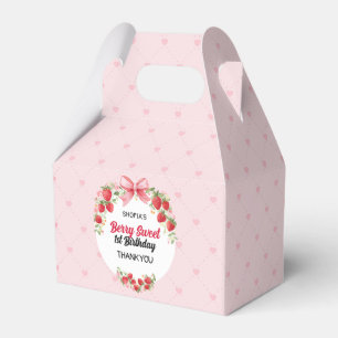 Berry Sweet 1st Birthday Favour Box