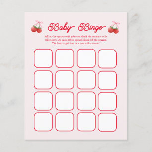 Berry Sweet Baby Shower Bingo Games