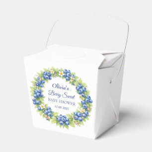 Berry Sweet Baby Shower Blueberry Baby Girl Boy Favour Box