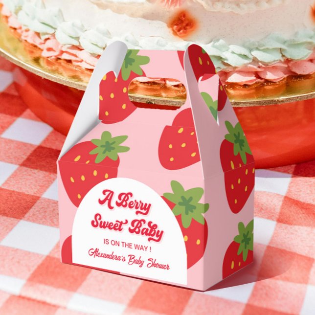 Berry Sweet Baby Shower Favour Box (Creator Uploaded)