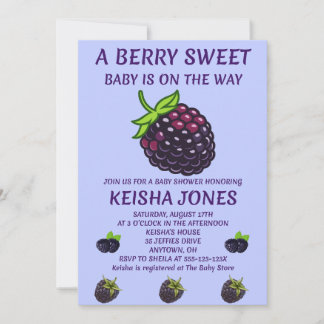 Berry Sweet Baby Shower Invitation