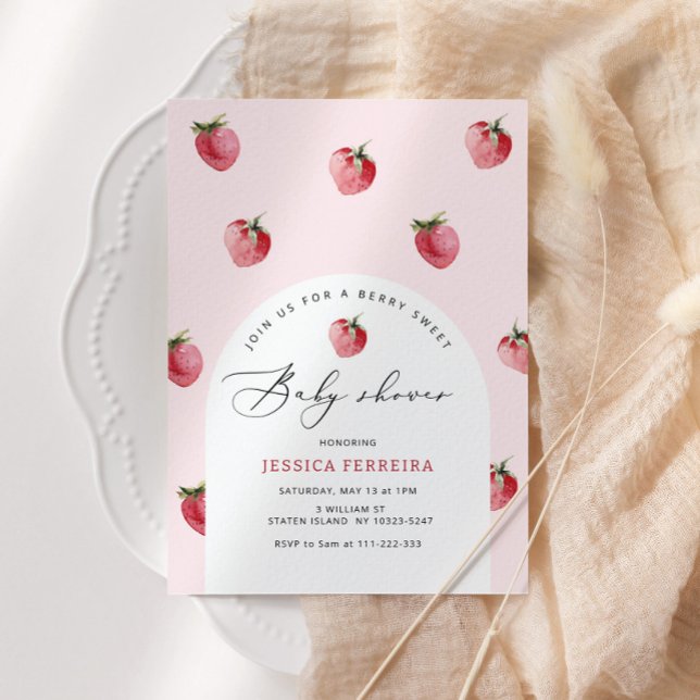 Berry sweet baby shower invitation (Creator Uploaded)