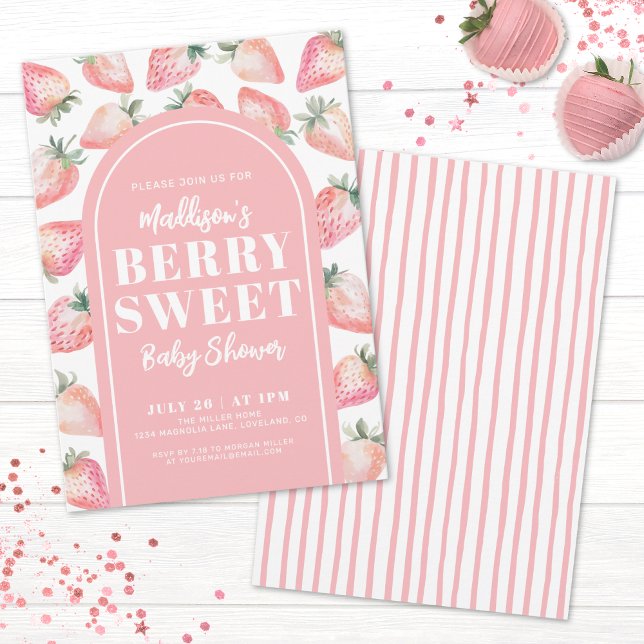 Berry Sweet Baby Shower Invitation (Berry Sweet Baby Shower Invitation )