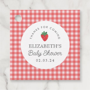 Berry Sweet Baby Shower Picnic Favour Tags