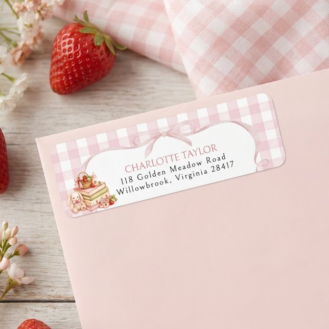 Berry Sweet Baby Shower Return Address Label (Creator Uploaded)