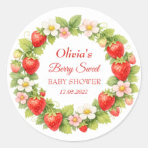Berry Sweet Baby Shower Strawberry Baby Girl Boy