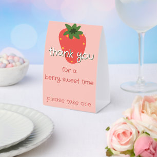 Berry Sweet Baby Shower Thank You Please Take One