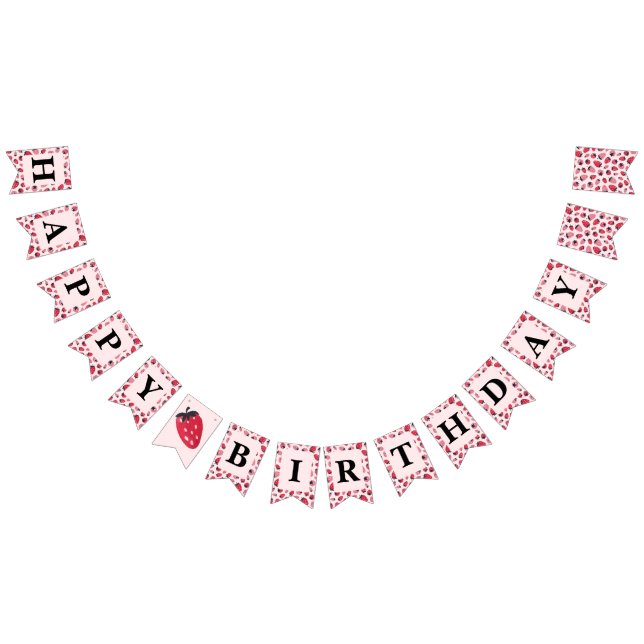 Berry Sweet Birthday Bunting (All)