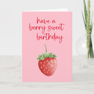 Berry Sweet Birthday Card
