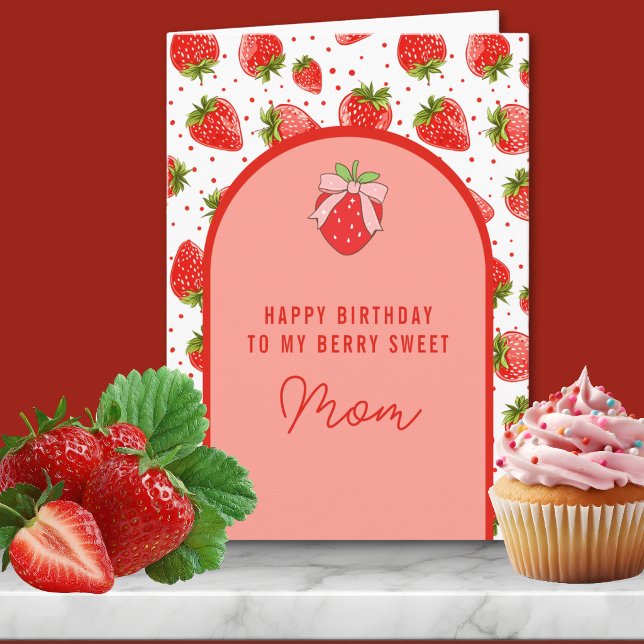 Berry Sweet Birthday Card (Creator Uploaded)