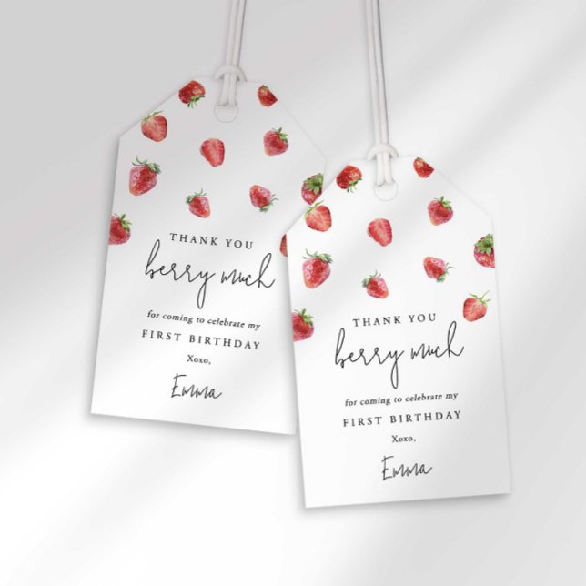 Berry Sweet Birthday Favour Tag (Creator Uploaded)