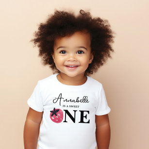 Berry Sweet Birthday Guest of Honour Baby T-Shirt
