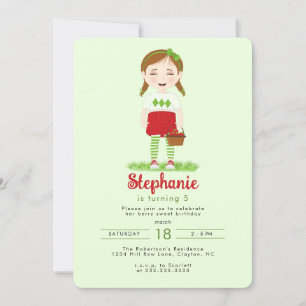 Berry Sweet Birthday  Invitation